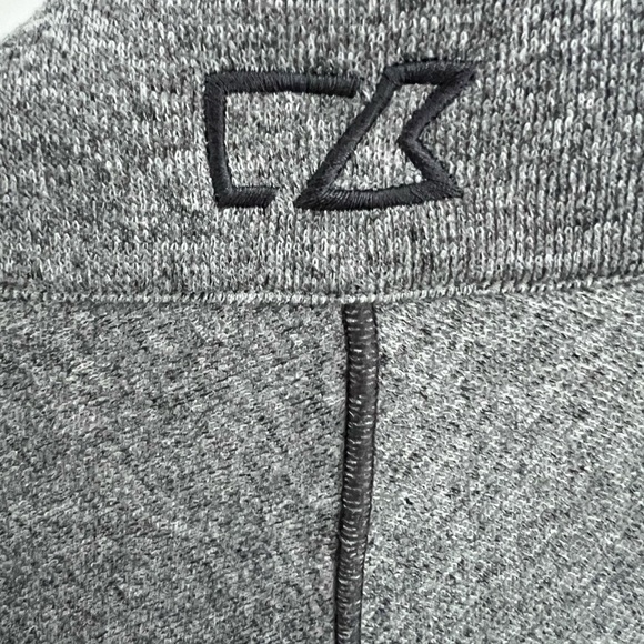 Cutter & Buck Gray 1/4 Zip Up Sweater sz XXL - Picture 3 of 8
